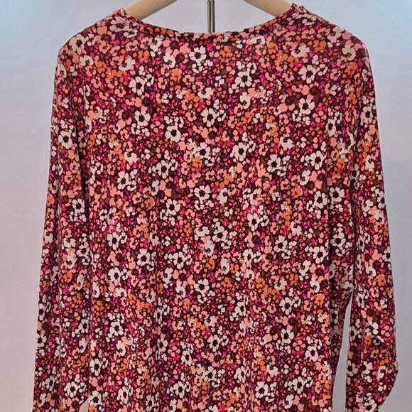 NWOT - Croft & Barrow Floral Pattern Long Sleeve Top – Size 2X - Never Worn - Picture 2 of 8
